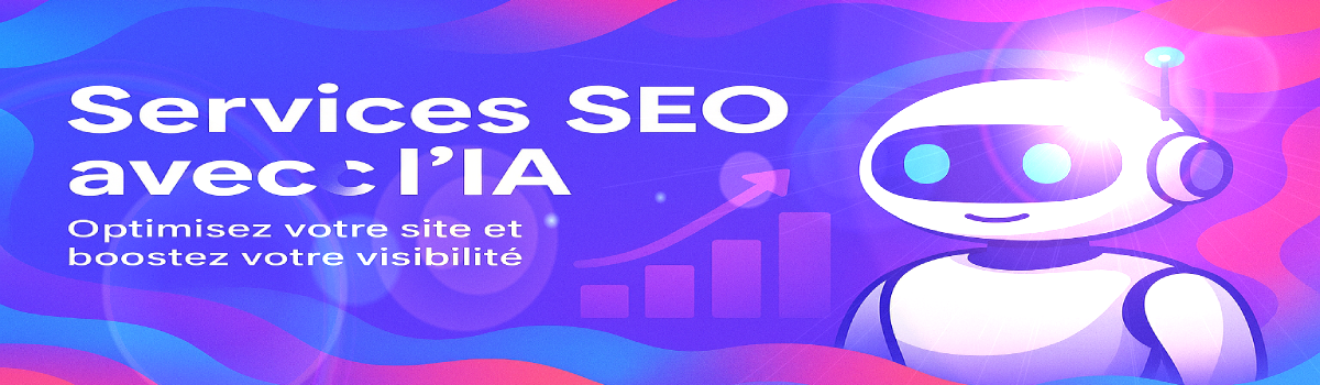 Bannière Services SEO avec IA