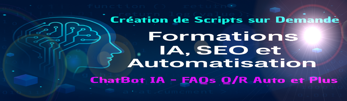 Formations IA, SEO et automatisation - MonSiteAvecIA